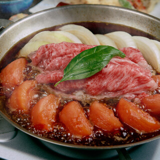3年連続ミシュラン獲得！唯一無二の、名物【トマトすき焼き】