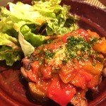 キッチン直樹 - 若鶏のグリルいろいろ野菜のトマトソース