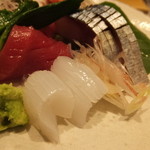 銀座 吉本 - 氷見まぐろ、関サバ、あおりいか