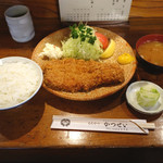 とんかつ かつせい - 「特ロースかつ定食」