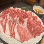 松阪牛・神戸牛・近江牛 三大和牛食べ比べ しゃぶ輝 - 