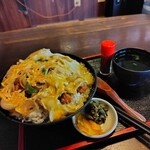 星野村 - カツ丼大盛り｡