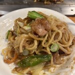 あじと - ✅肉玉そば¥880&大葉¥110&チーズ¥165
☑️ホルモン焼きそば¥1.430
　※後会計、現金のみ