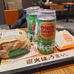 バーガーキング - ドリンク写真:ワッパーセット＋ハイネケン