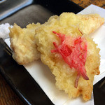 みのや - 試作_かしわ天､えび竹天