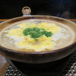 丸雑炊（鍋わいてます！）