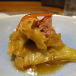 キャベツと肉の煮物（ランチのセット）