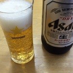 囍陽軒 - ビールはアサヒ