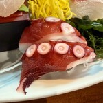 和食居酒屋 赤兵衛 - 刺し盛り4種のタコ