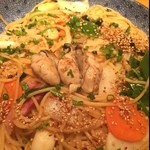 五右衛門 - 広島産牡蠣と冬野菜のよくばりスパゲティー(醤油バター)