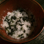 Kayujaya Sharaku - 岩海苔のお粥。