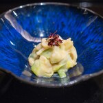 八寸 - 2026.3 九条葱とアオリイカのぬた和え