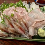 ほろよい - カワハギ、ヒラメ、ホタルイカ