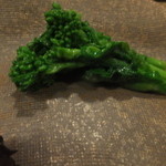 うを徳 - 京菜の花。味が濃い・・