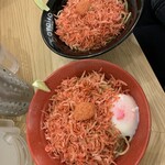 ayairo - 赤が麺大盛り、黒は普通