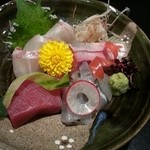 Sushi Senju - 刺身の盛り合わせ