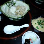 蕎麦の三心 - 辛味大根おろしそばととろろごはん