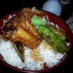 蕎麦の三心 - あなご天丼