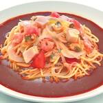 あんかけ太郎 - 料理写真:魚介とトマトの酸味げアクセントの『ペスカトーレ』