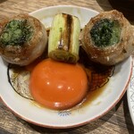蔬菜串卷 NarutoyaAo - 春菊豚巻きすき焼き風