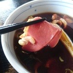 そば処　京ケ崎 - 鴨肉あっぷ　柔らかいですよ～