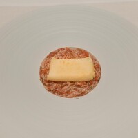 CHIUnE - 淡路アオリイカフリット。蟹とトマトのソース