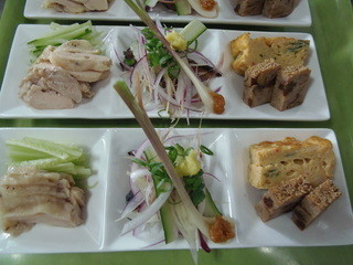 手打ち蕎麦しなの屋吉べぇ - おまかせ会席前菜