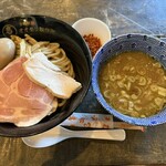 自家製麺 オオモリ製作所 - 上辛つけそば中盛300g