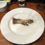 コム・ア・ラ・メゾン - 鴨もも肉のコンフィ きれいにいただきました