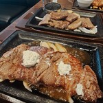 ステーキガスト - 料理写真:ニンニクバターを追加して頂きました。