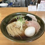 華塩 - 醬油そば、味玉、岩のり