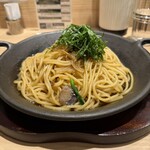 てっぱんのスパゲッティ - 料理写真:■たらこバター醤油(300g)大葉¥1,060