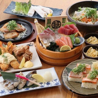 海鮮三昧！大満足の飲み放題付コース