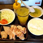 とりやきだるまる - ランチセット (1,000円・税込)