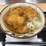 立ちそば処 杜 - 唐揚げそば