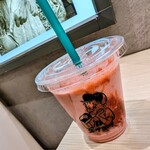 GOKUGOKU - 【期間限定】福岡の農家さん直送 つぶつぶあまおういちごミルク