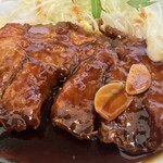 定食・中華そば 万ぷく食堂 - ビフテキ