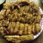 ほらふき男爵 - ジャンボチキンカツ定食