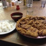 ほらふき男爵 - ジャンボチキンカツ定食