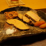 日本料理 銀座 大野 - <追加>自家製フォアグラ三種の味 2015.02.x