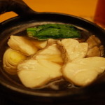 日本料理 銀座 大野 - 羽太の小鍋 野菜いろいろ 2015.02.x