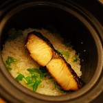 日本料理 銀座 大野 - 炊き上がり！鰆の釜炊き御飯 2015.02.x