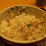 日本料理 銀座 大野 - 鰆の釜炊き御飯 2015.02.x