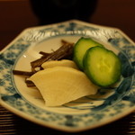 日本料理 銀座 大野 - 香の物 2015.02.x