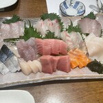 湯浅 - お刺身盛り合わせ(≧∀≦)