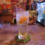 灯 - ブランデースプリッツァーソーダ割り