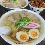 青竹手打ちラーメン　おお竹 - 料理写真:塩ラーメン750円