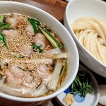 手打ちうどん　 いしづか - 牛ホルモンつけ汁