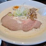 明日葉 - 鶏白湯ラーメン1200円