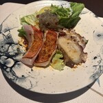 中国四川酒家 蔓山 - 鮮魚の刺身の優しい麻辣サラダ